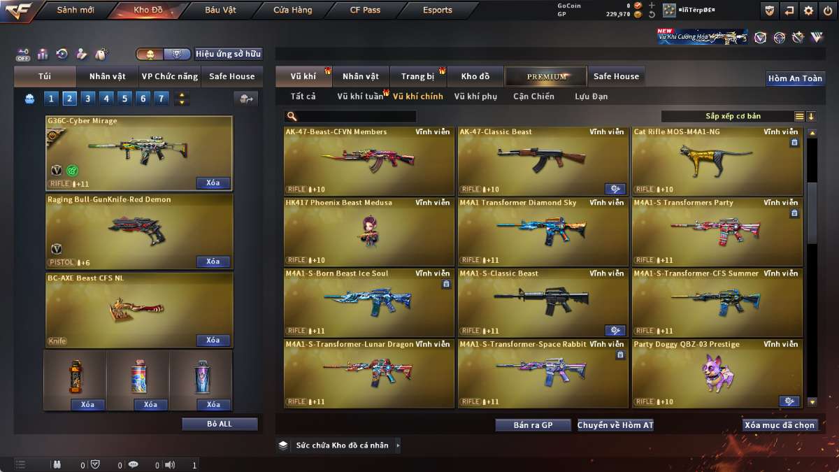 shop acc cf uy tin gia re